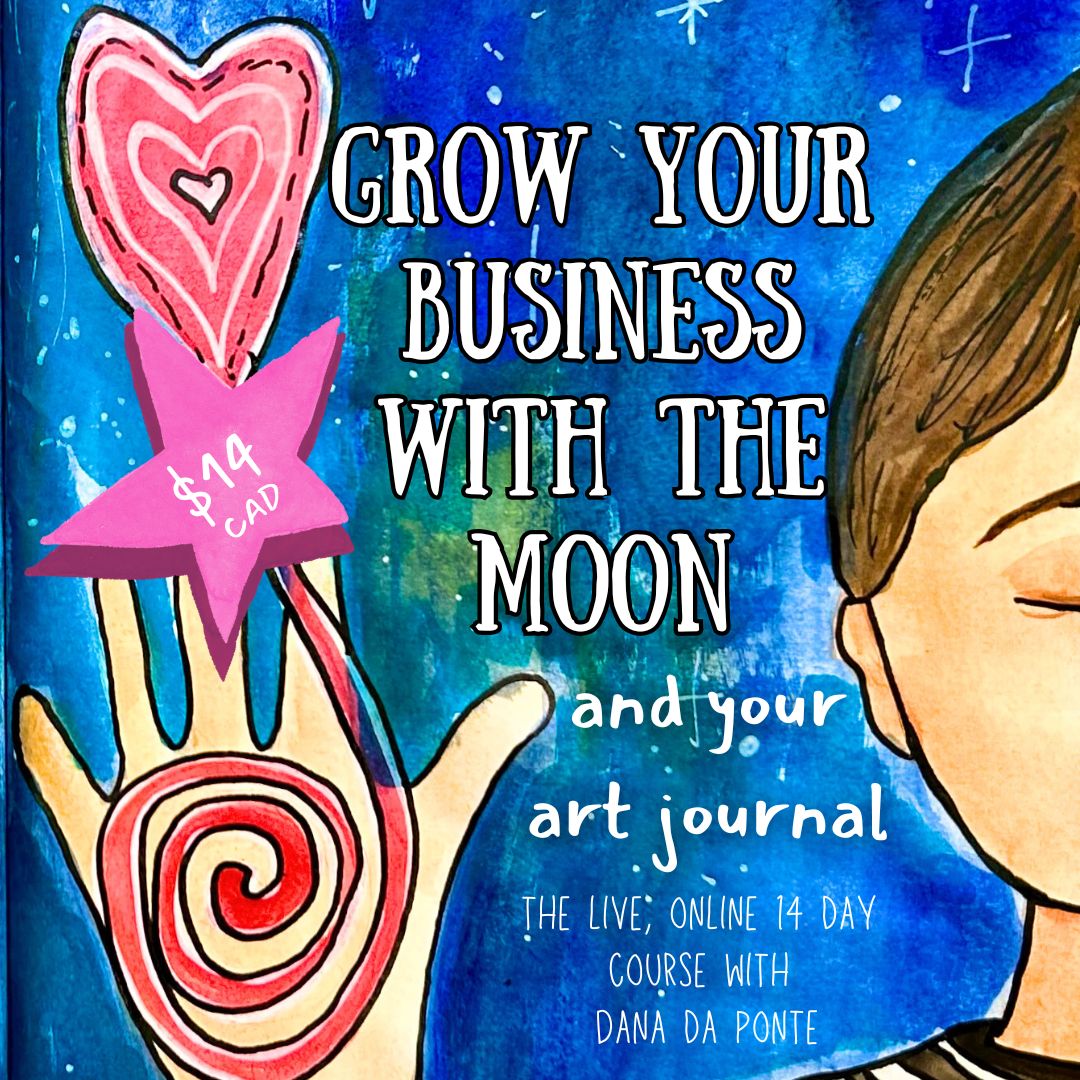 Grow Your Business with the Moon and Your Art Journal