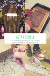 altar scroll ritual